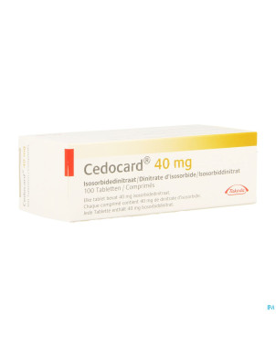 Cedocard 40 comp sec 100 x 40 mg