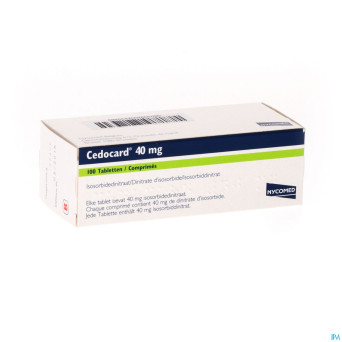 Cedocard 40 comp sec 100 x 40 mg