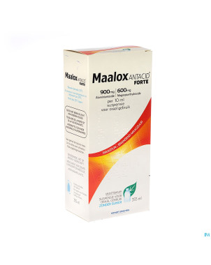 Maalox antacid forte 900/600 susp 355ml