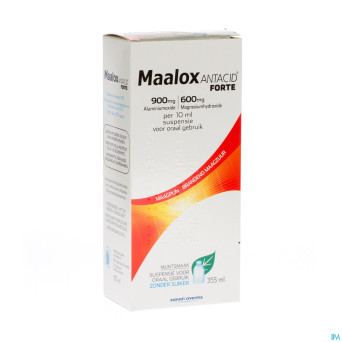 Maalox antacid forte 900/600 susp 355ml