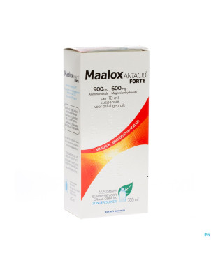 Maalox antacid forte 900/600 susp 355ml