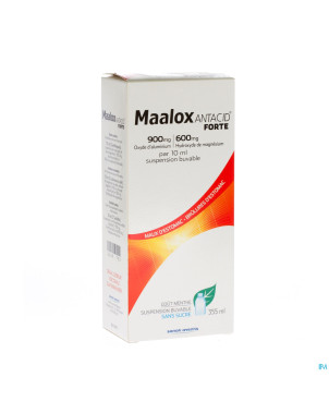 Maalox antacid forte 900/600 susp 355ml