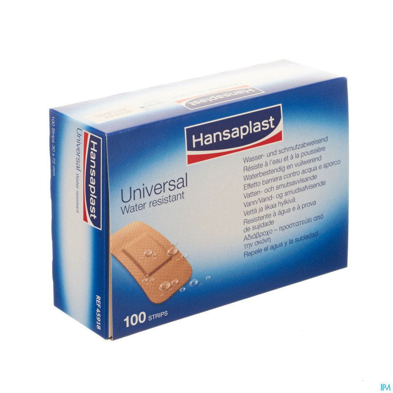 Hansaplast universal strips    72x30mm 100 4591800