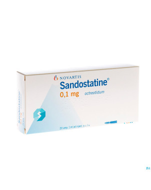 Sandostatine amp s.c. 20x0,1mg/ml