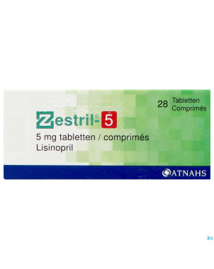 Zestril  5 comp 28x 5mg
