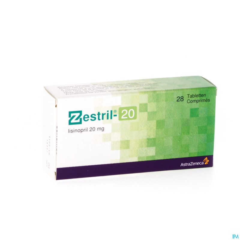 Zestril 20 comp 28x20mg