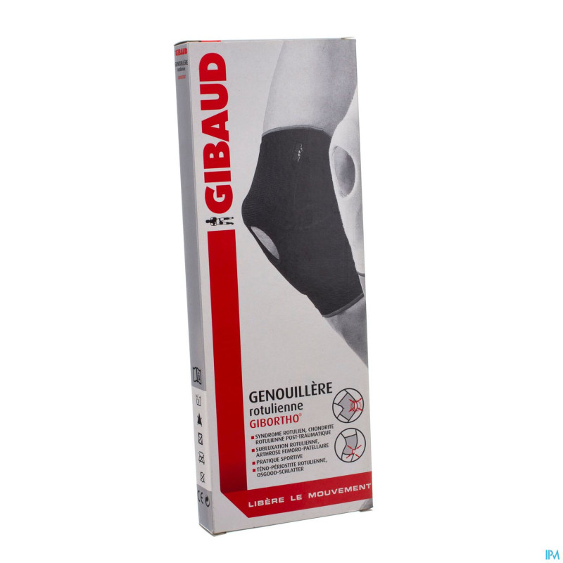 Gibortho genouillere rotul. blanc    33-38 t2 6496