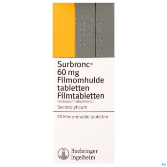 Surbronc comp sec 20x60mg