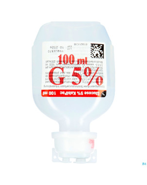 Fresenius kabipac glucose  5%  1 x  100 ml sac
