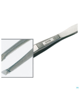 Marque v pince epiler carre