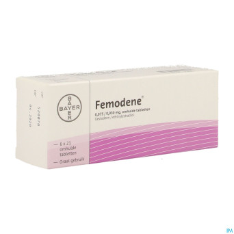 Femodene drag  6 x 21