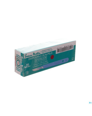 Scalpel s.m disposable sterile nr10 10