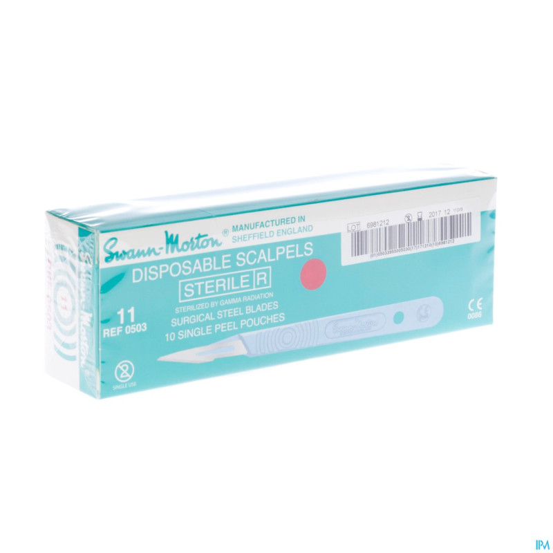 Scalpel s.m disposable sterile nr11 10