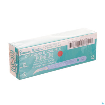Scalpel s.m disposable sterile nr12 10