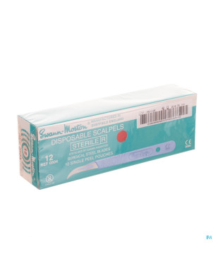 Scalpel s.m disposable sterile nr12 10
