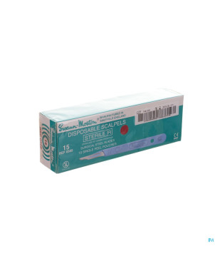 Scalpel s.m disposable sterile nr15 10