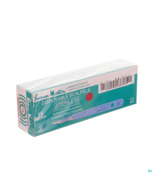 Scalpel s.m disposable sterile nr15 10