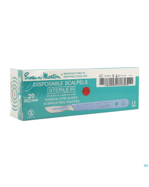 Scalpel s.m disposable sterile nr20 10