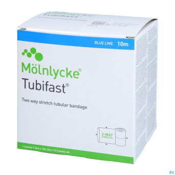 Tubifast bleu    7,50cmx10m 1 2438