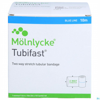 Tubifast bleu    7,50cmx10m 1 2438