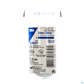 Steri-strip 3m elastic    12mmx100mm 1x6 r4547