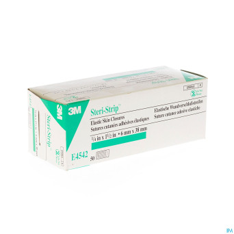 Steri-strip 3m elastic    6mmx 38mm 50 4542