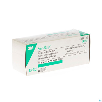 Steri-strip 3m elastic    6mmx 38mm 50 4542