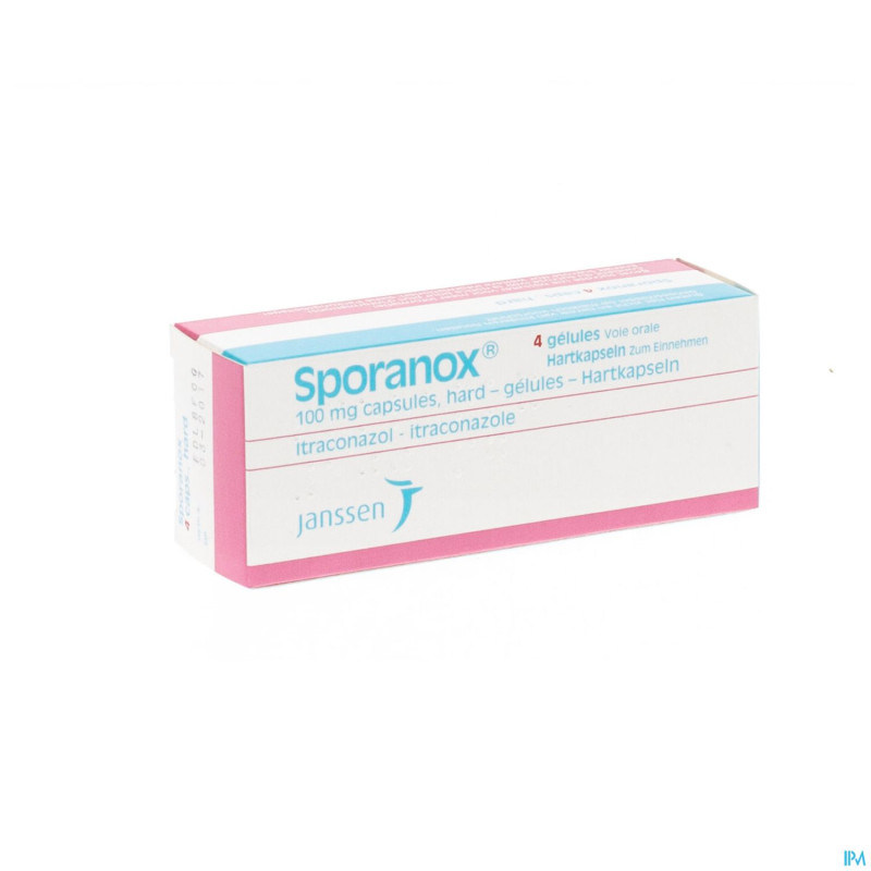 Sporanox caps  4x100mg