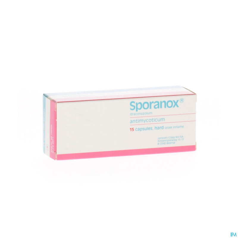 Sporanox caps 15x100mg