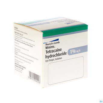 Minims tetracaine 1% 20x0,5ml