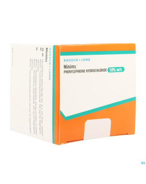 Minims phenylephrine 10% 20x0,5ml
