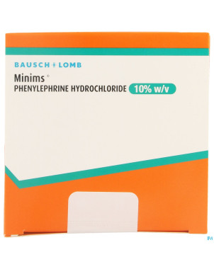 Minims phenylephrine 10% 20x0,5ml