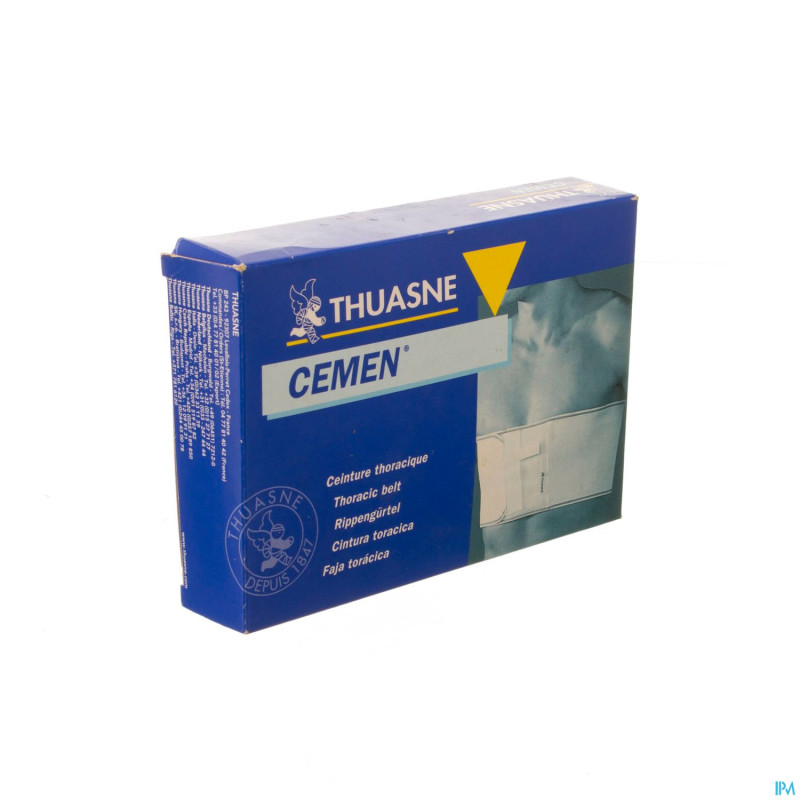 Cemen ceinture thoracique femme blanc t1