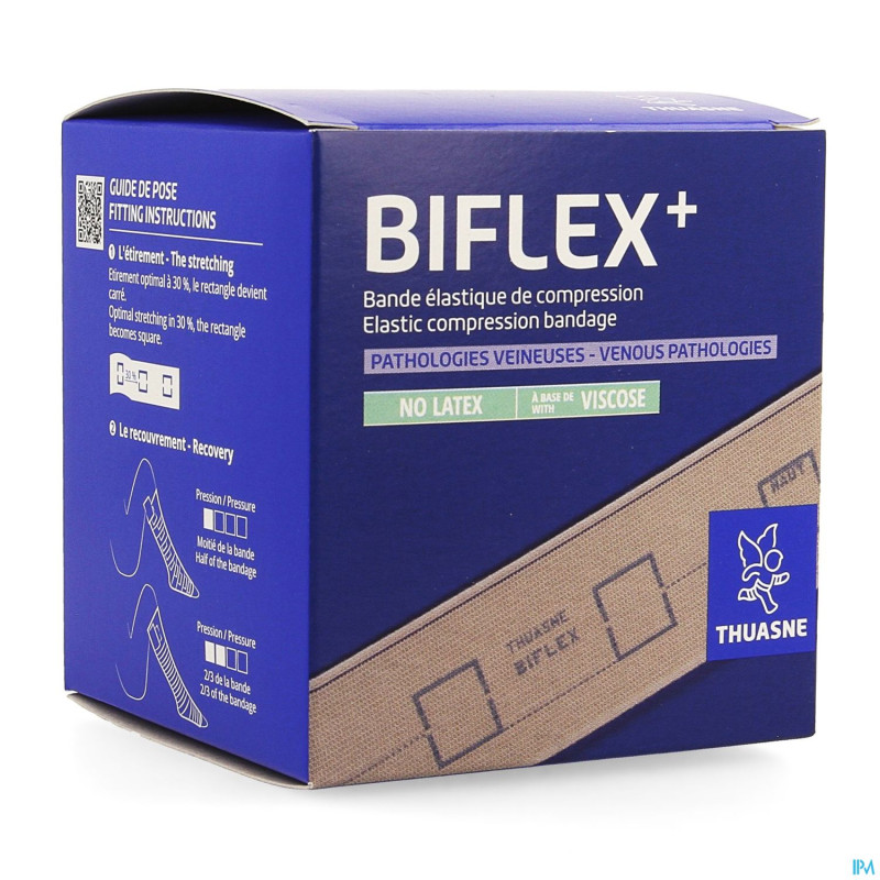 Biflex 16+ medium stretch+indic. beige  8cmx3,0m 1