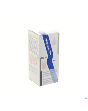 Albumine 20 % hum brk-crb fl 100ml