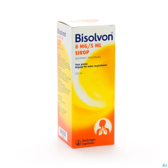 Bisolvon sir 1 x 250 ml  8mg/5ml