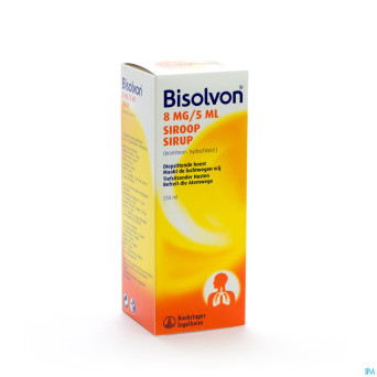 Bisolvon sir 1 x 250 ml  8mg/5ml