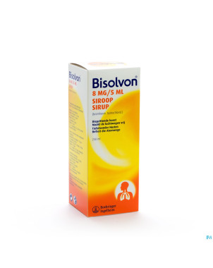 Bisolvon sir 1 x 250 ml  8mg/5ml