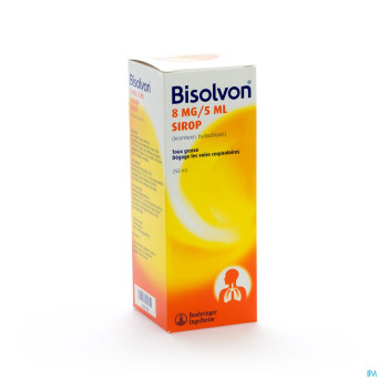 Bisolvon sir 1 x 250 ml  8mg/5ml