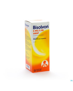 Bisolvon sir 1 x 250 ml  8mg/5ml