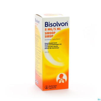 Bisolvon sir 1 x 250 ml  8mg/5ml