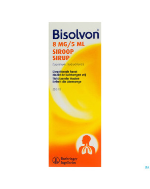Bisolvon sir 1 x 250 ml  8mg/5ml