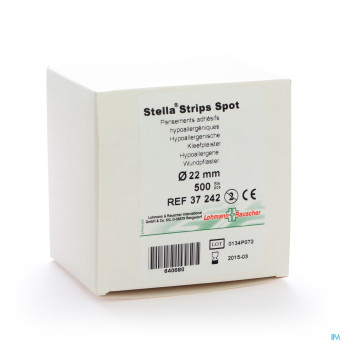 Stellastrips adh spots    22,5mm 500 37242