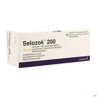 Selozok 200 comp liberation prolongee 28 x 190 mg