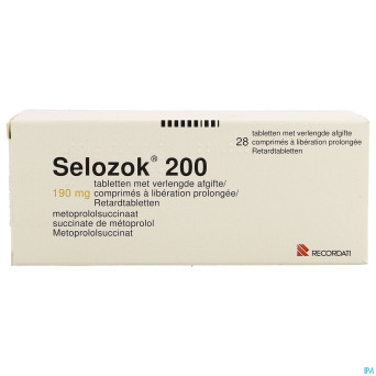 Selozok 200 comp liberation prolongee 28 x 190 mg