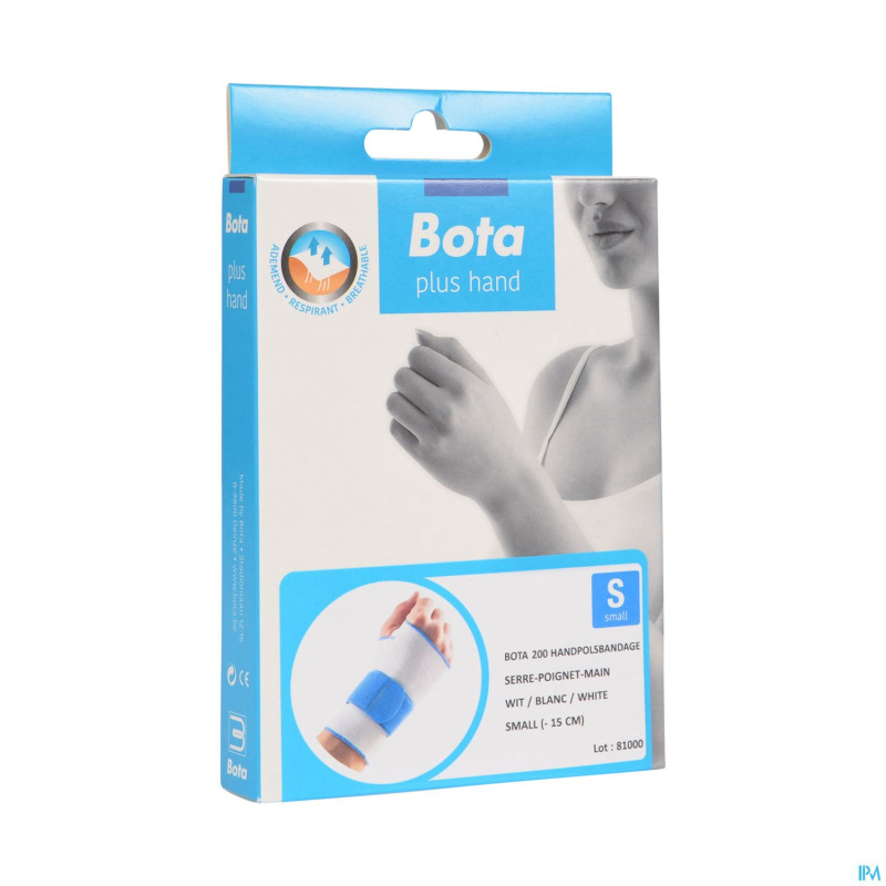 Bota serre-poignet-main 200 white  s