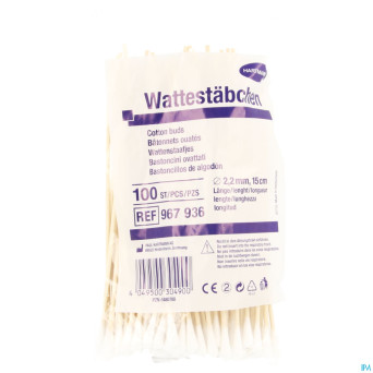 Hartm batonnets ouate 15cm petit bout  100 9679369