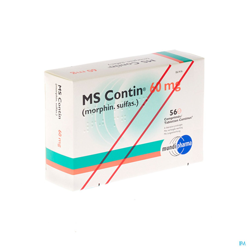 Ms contin comp 56x 60mg