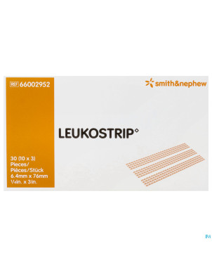 Leukostrip    6,4mmx 76mm 3 strips 10 66002952