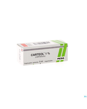 Meda pharma carteol gutt opht 5ml 1%